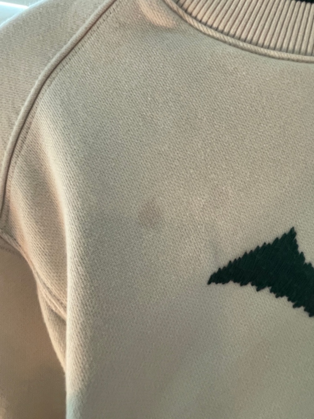 Kith Beige Sweatshirt with Dark Green Monogram Logo - Picture 13 of 14